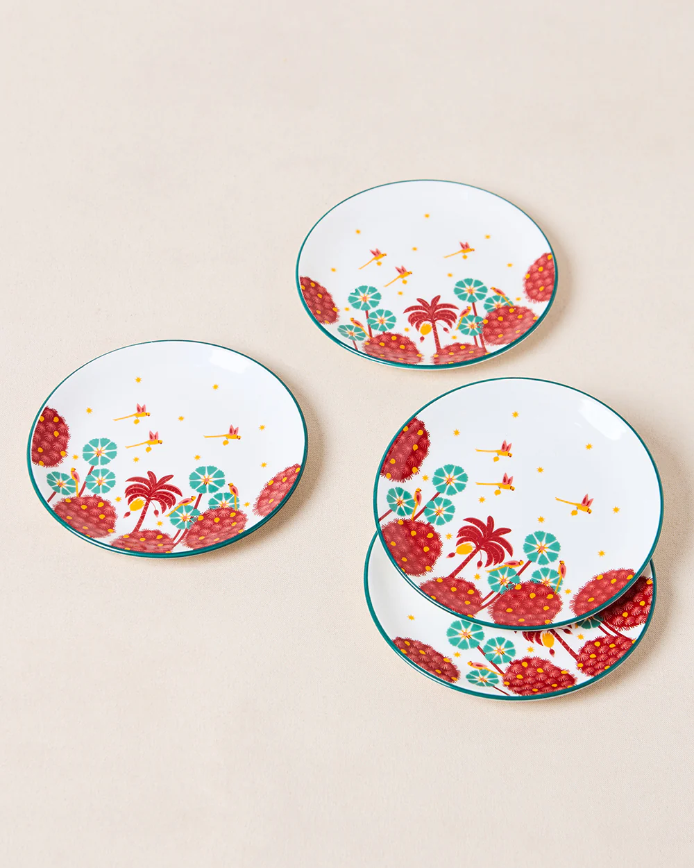 Saanjh Snack Plates Gift Set of 4 - Image 6