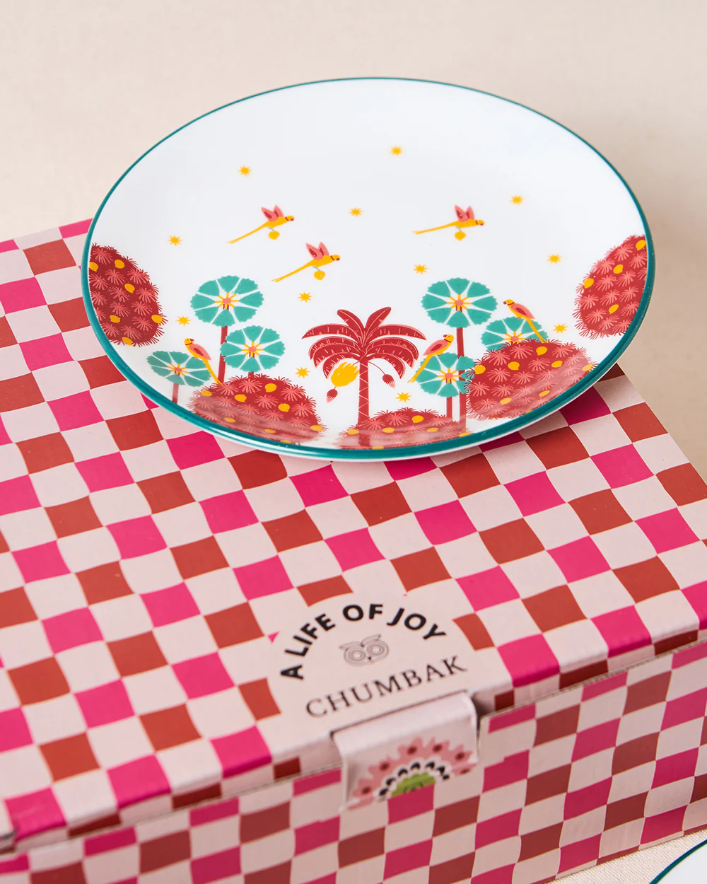 Saanjh Snack Plates Gift Set of 4 - Image 7