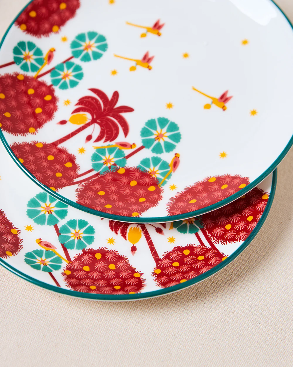 Saanjh Snack Plates Gift Set of 4 - Image 8