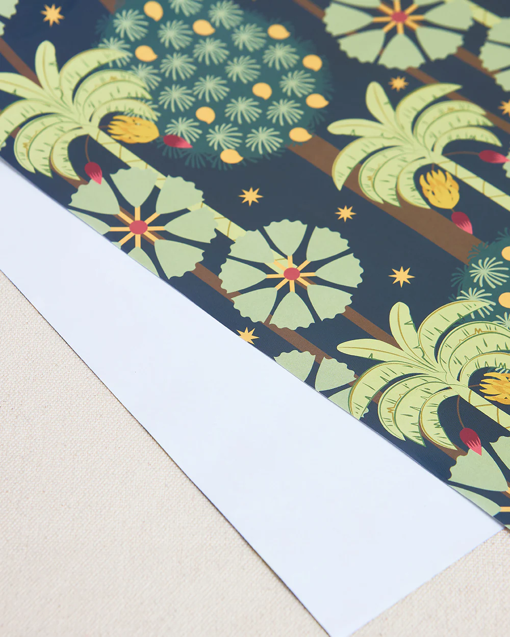 Saanjh Wrapping Sheet - Navy Blue - Image 2