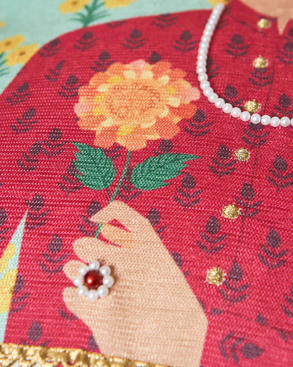 Sawai Cushion Cover, 16" | Palace Memoirs - Image 4