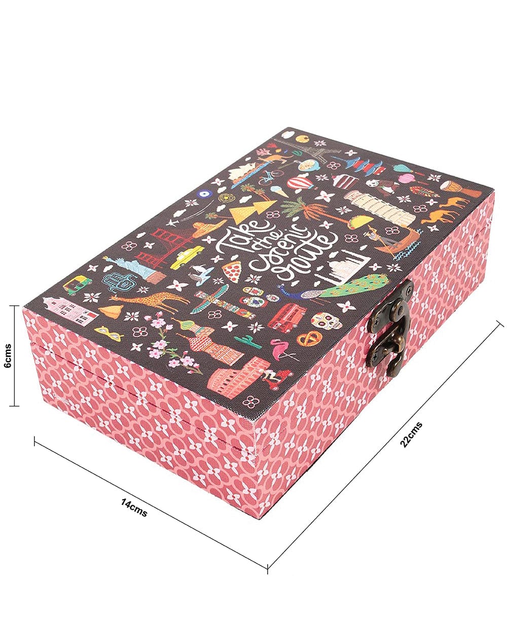 Scenic Route Storage Box - Pink - Image 5