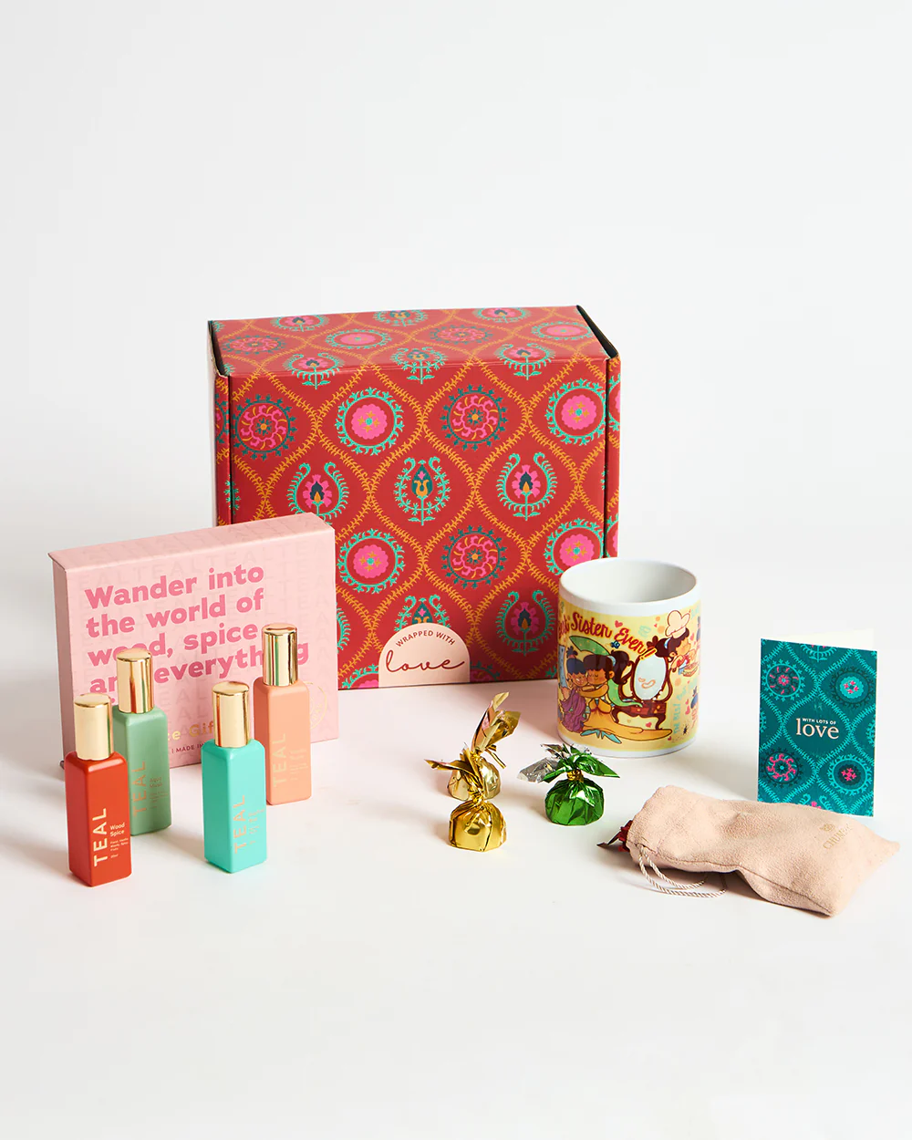 Scent & Brew Gift Hamper - Set of 3 (For your Sister) - Image 3
