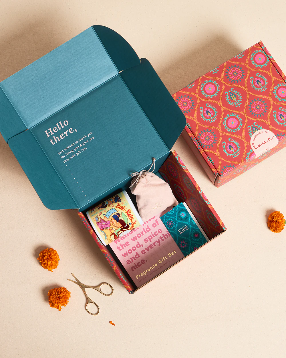 Scent & Brew Gift Hamper - Set of 3 (For your Sister) - Image 5