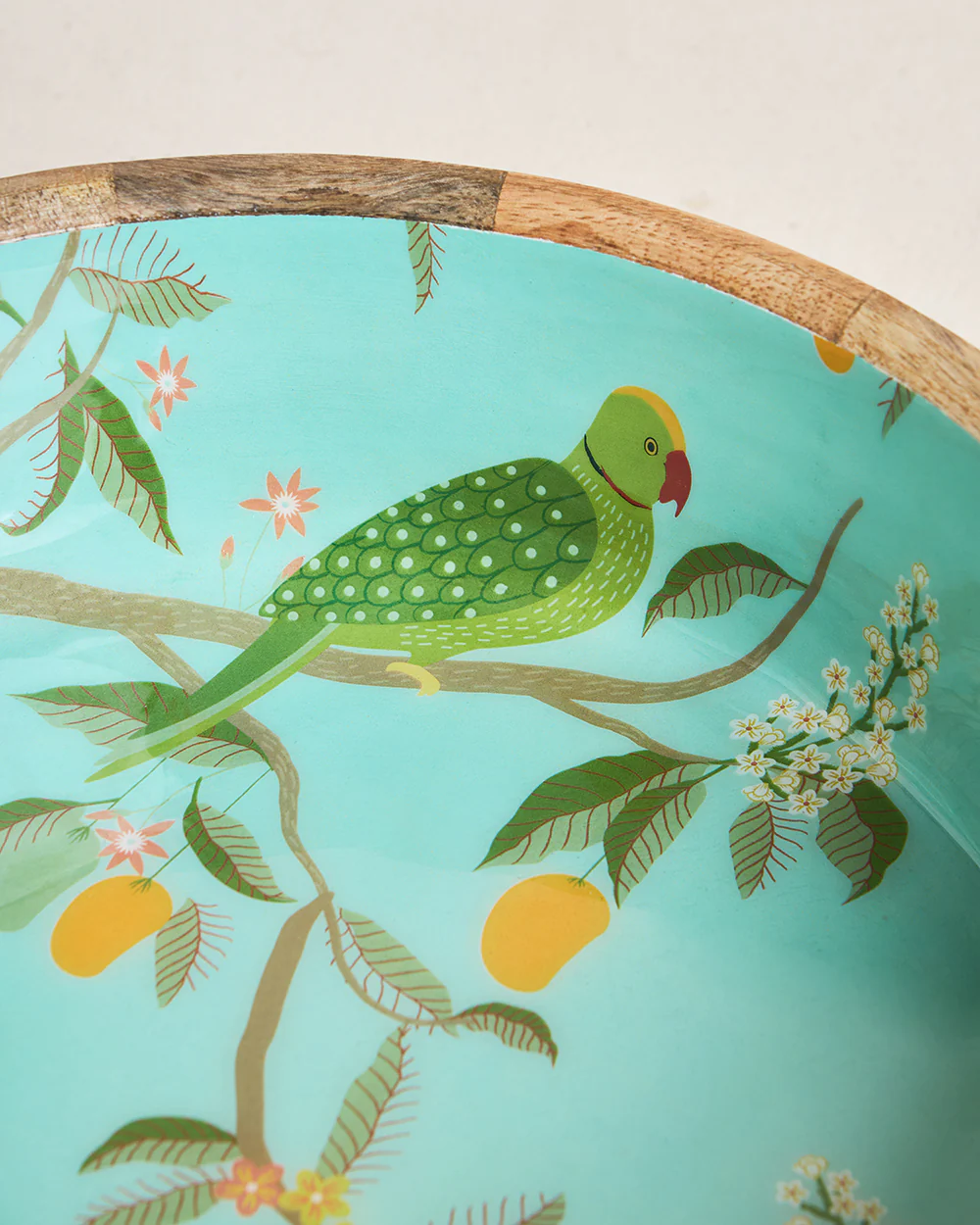 Serenade Wooden Bowl, 10"| Summer Serenade - Image 3