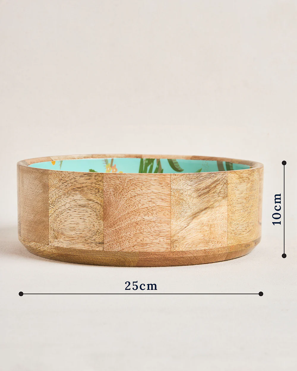 Serenade Wooden Bowl, 10"| Summer Serenade - Image 4