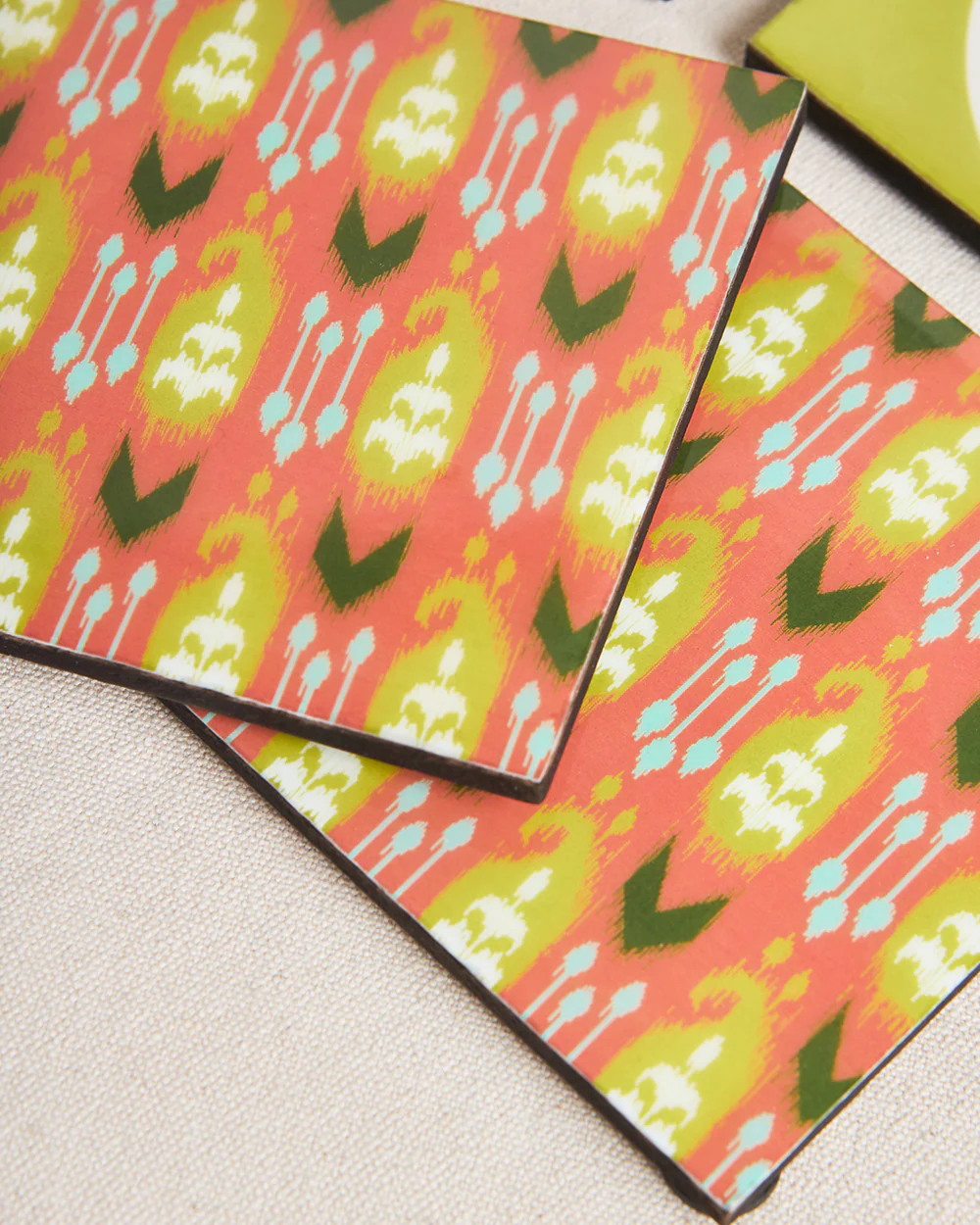 Serenade Wooden Coasters - Set of 6| Summer Serenade - Image 5