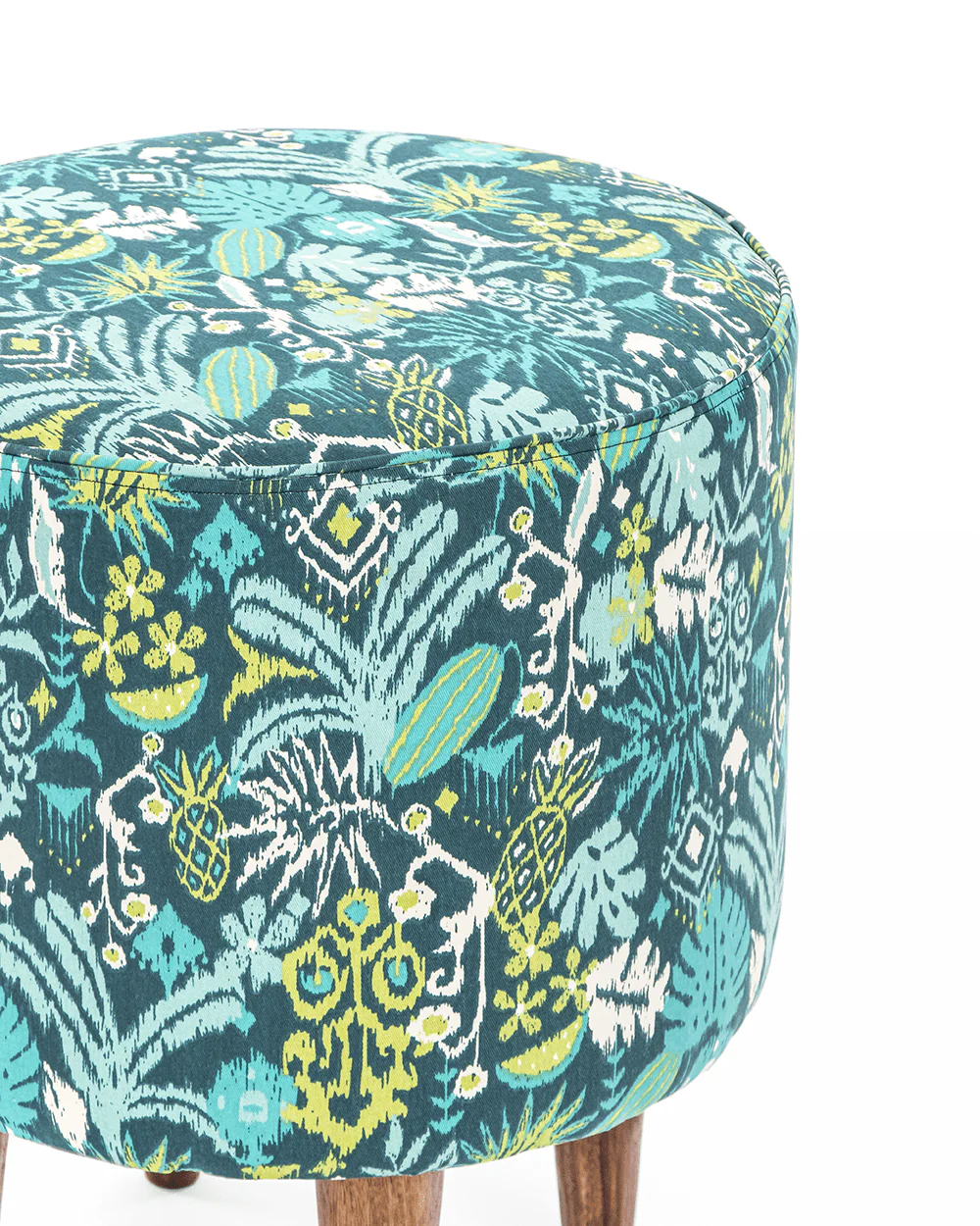 The French Pouffe - Tropical Ikkat - Image 3