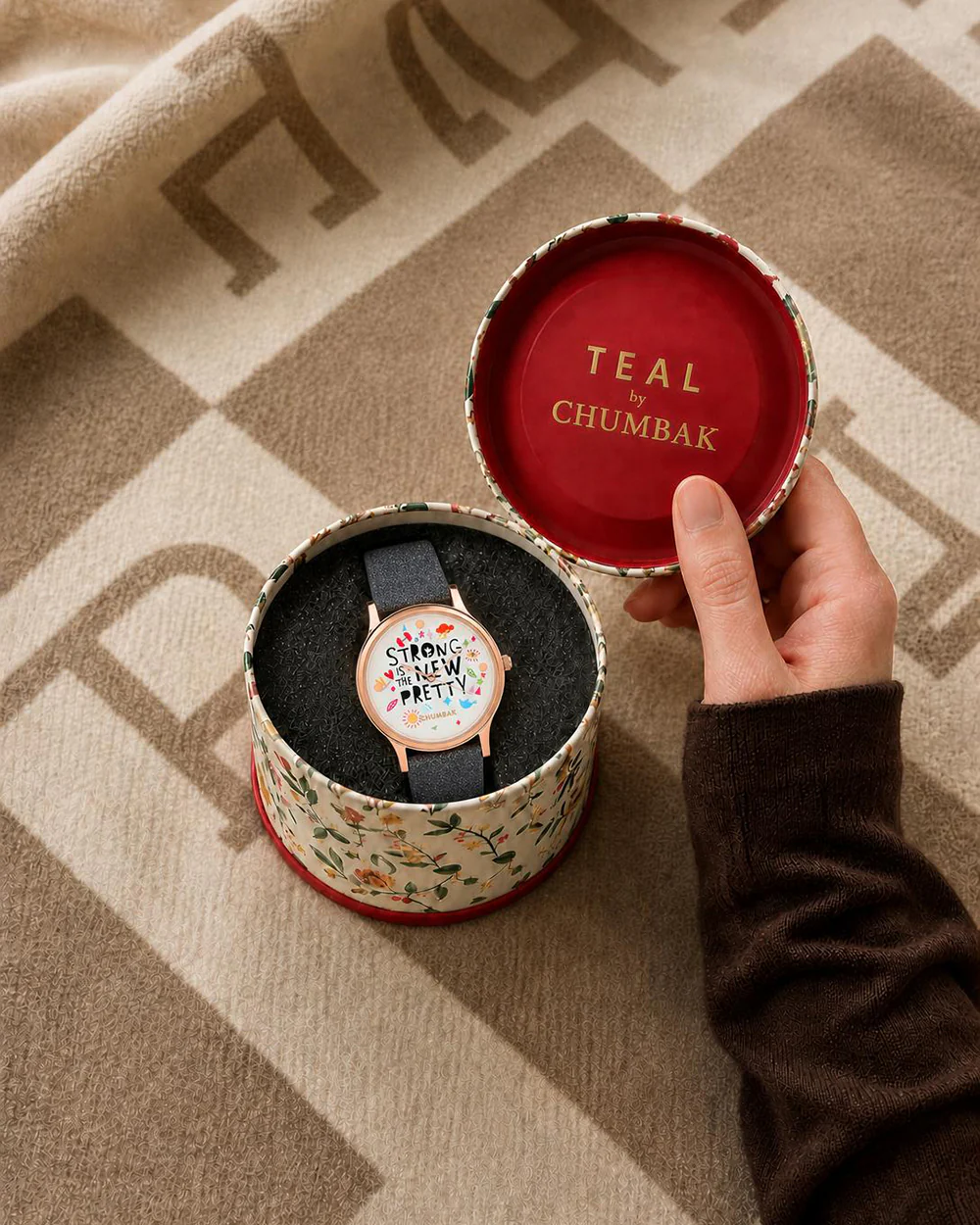 TEAL by Chumbak Strong Is The New Pretty Wrist Watch - Image 7