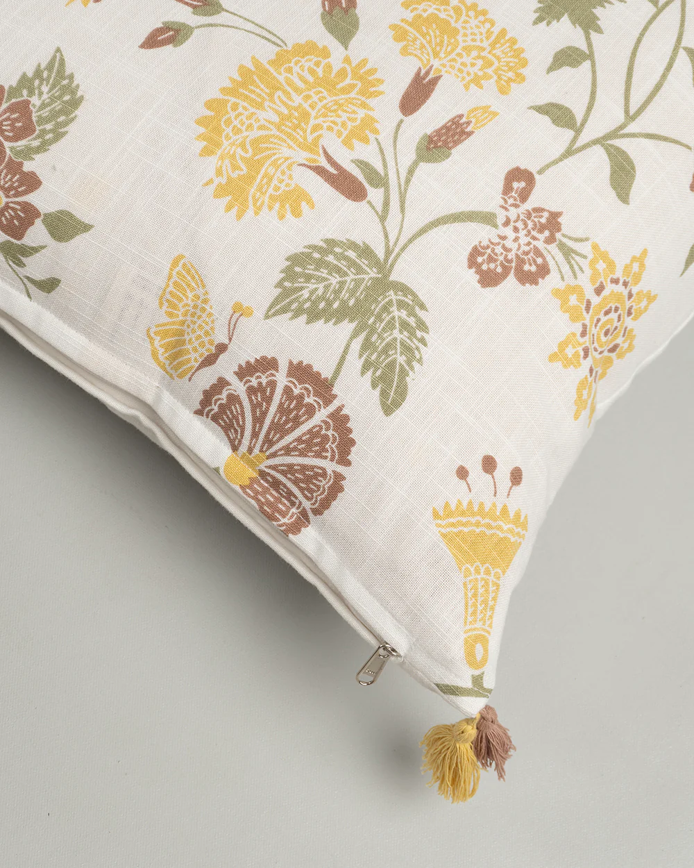 Sunny Bloom Cushion Cover, 16" - Image 2