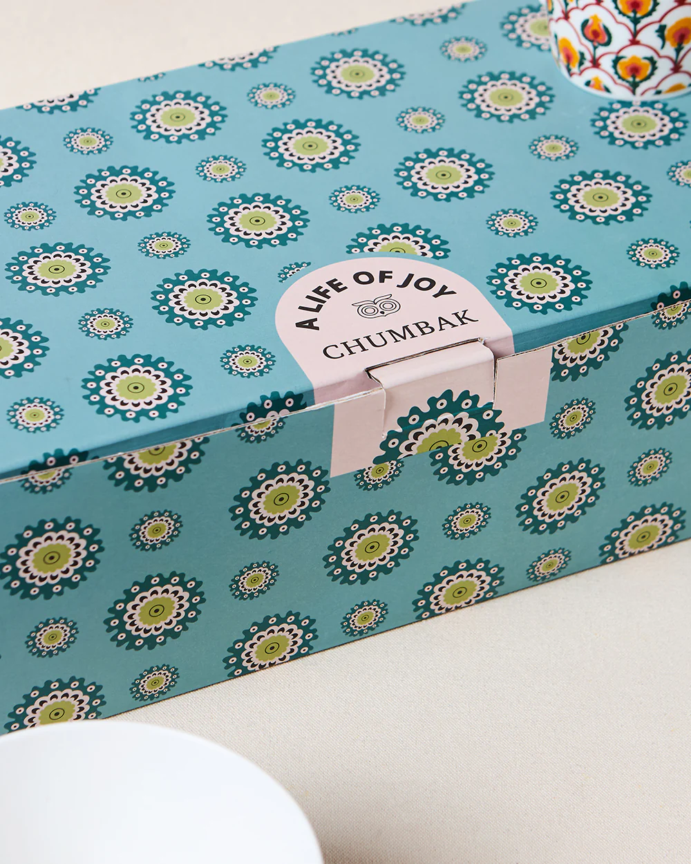 Suzani Bloom Tea Trio, Gift Set of 3 | Comes in a Gift Box - Image 8
