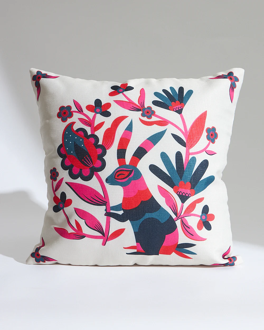 Teal by Chumbak 16" Cushion Covers , Set of 5 Multi color| Zip closure - Image 20
