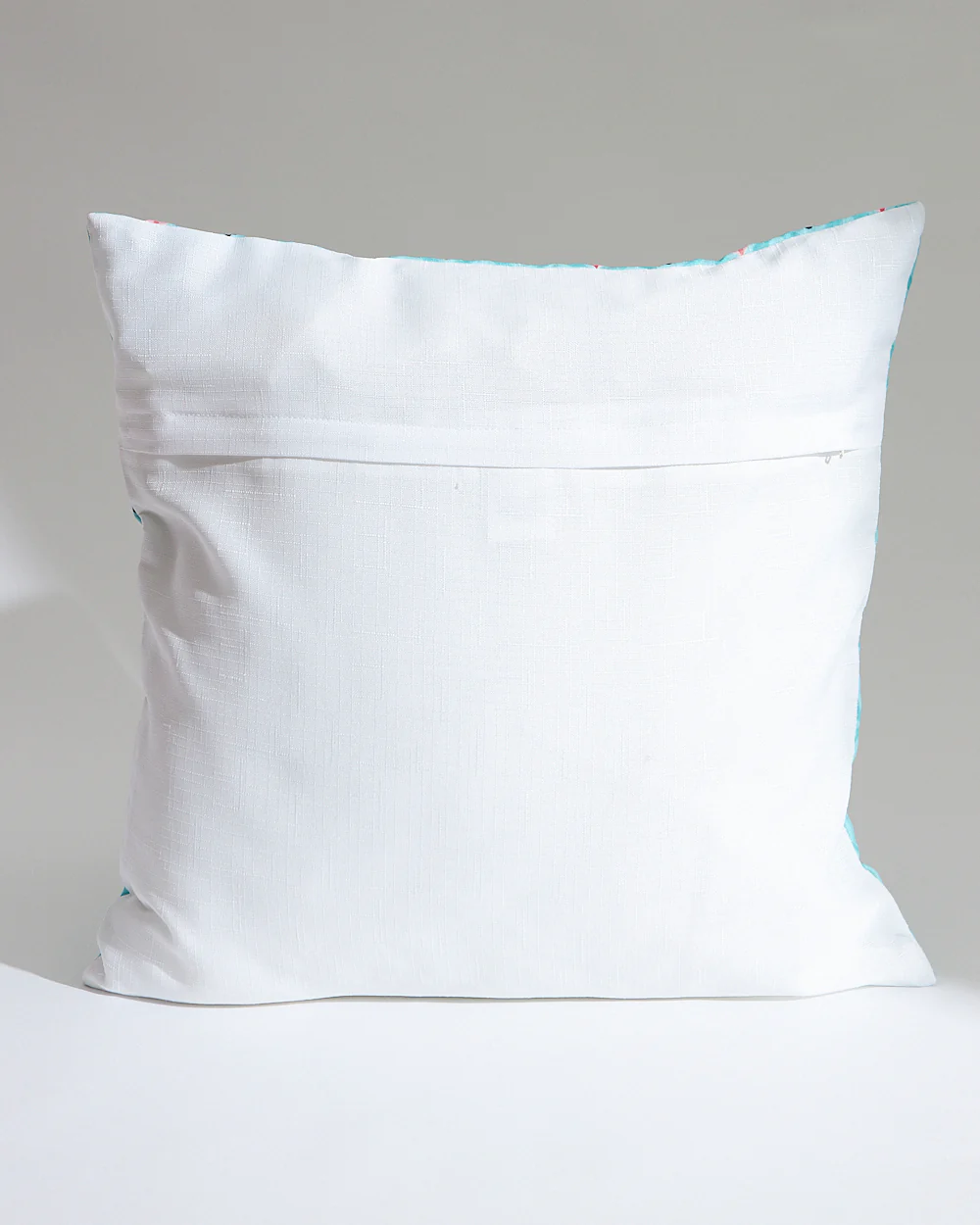 Teal by Chumbak 16" Cushion Covers , Set of 5 Multi color| Zip closure - Image 6