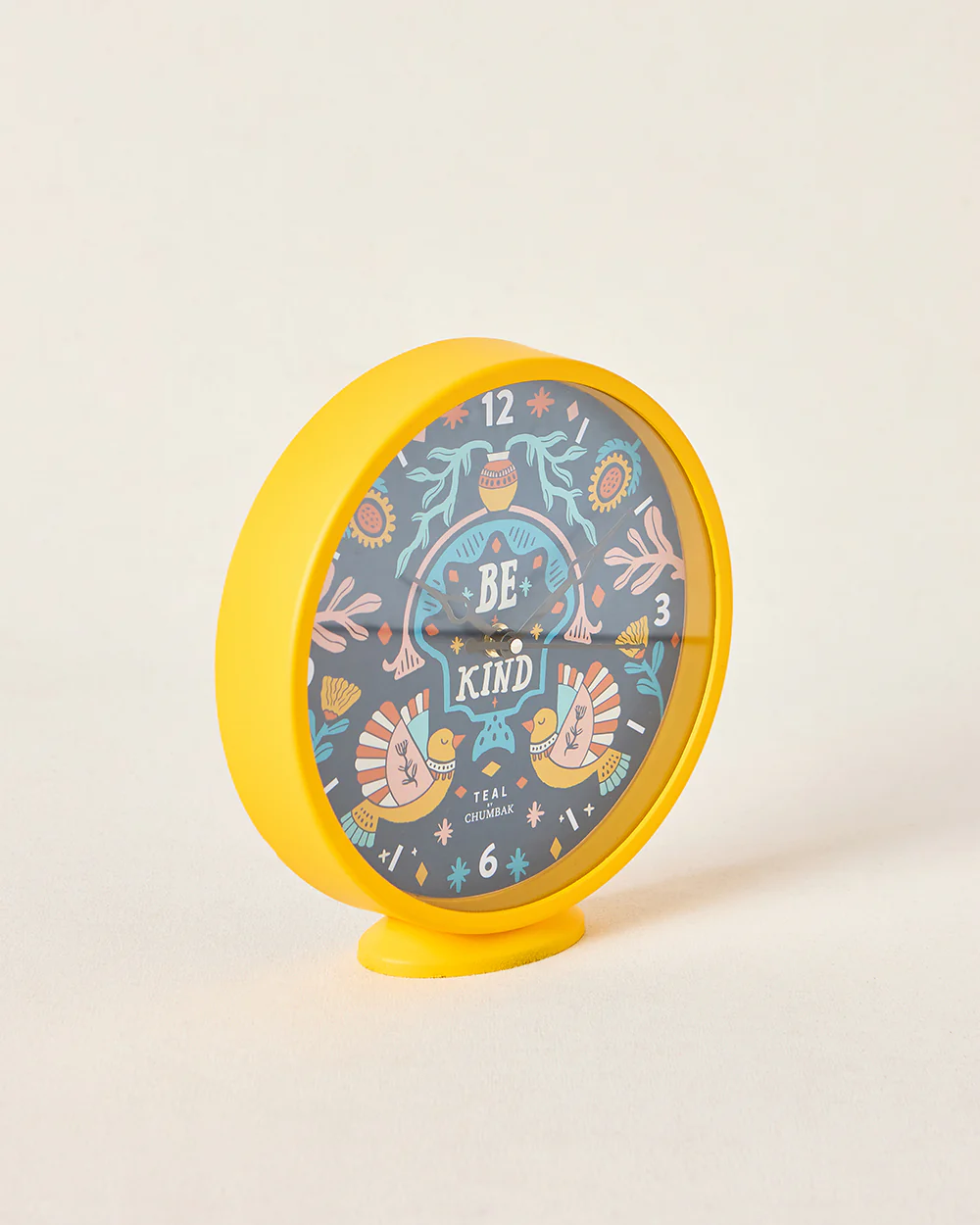 Teal by Chumbak | Be Kind Table and Wall Clock, 8' dia - Image 11