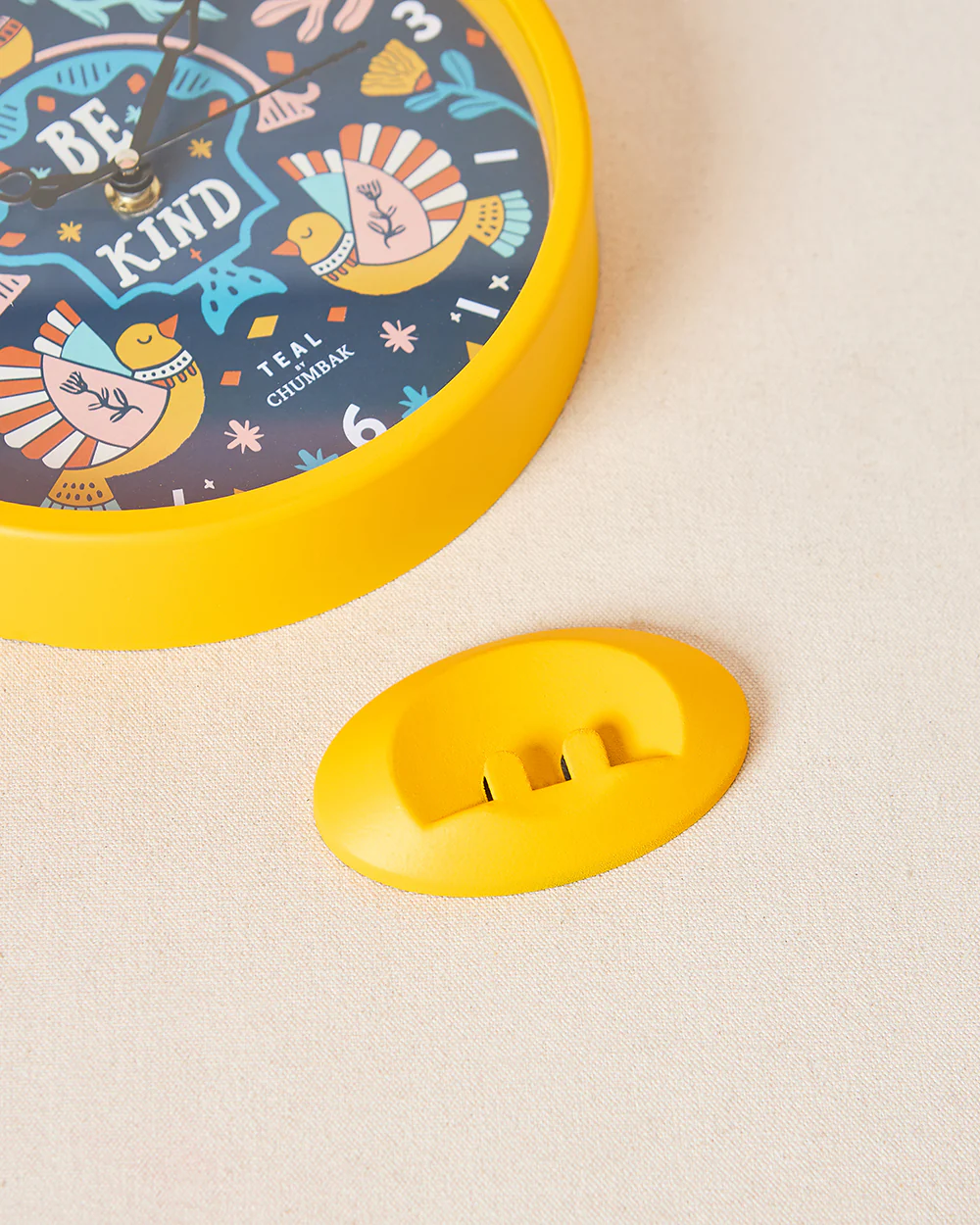 Teal by Chumbak | Be Kind Table and Wall Clock, 8' dia - Image 13
