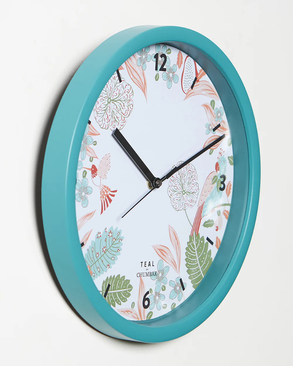 Teal by Chumbak | Begum Baagh Wall Clock | 11 inch - Image 3