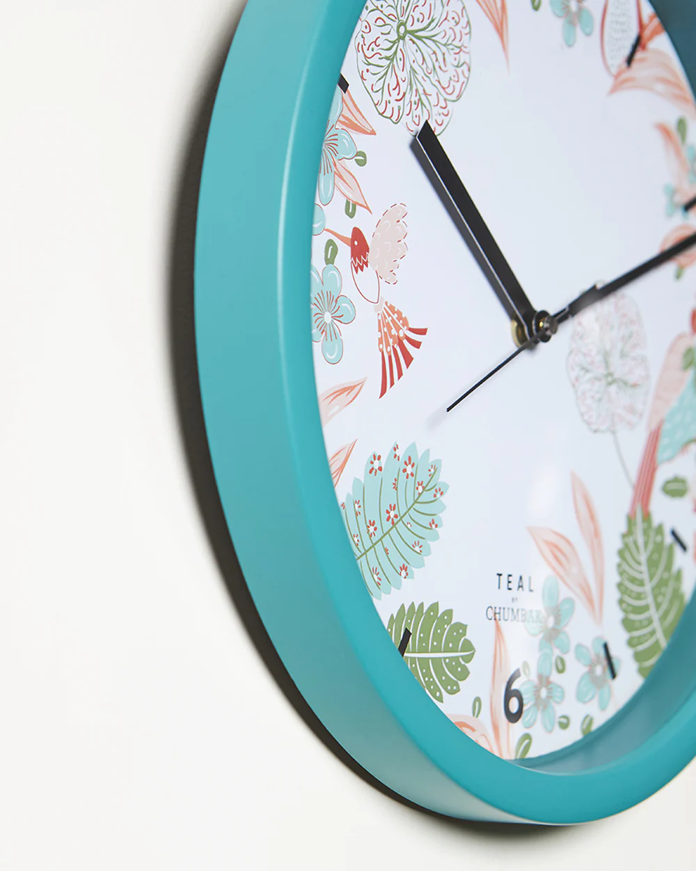 Teal by Chumbak | Begum Baagh Wall Clock | 11 inch - Image 4