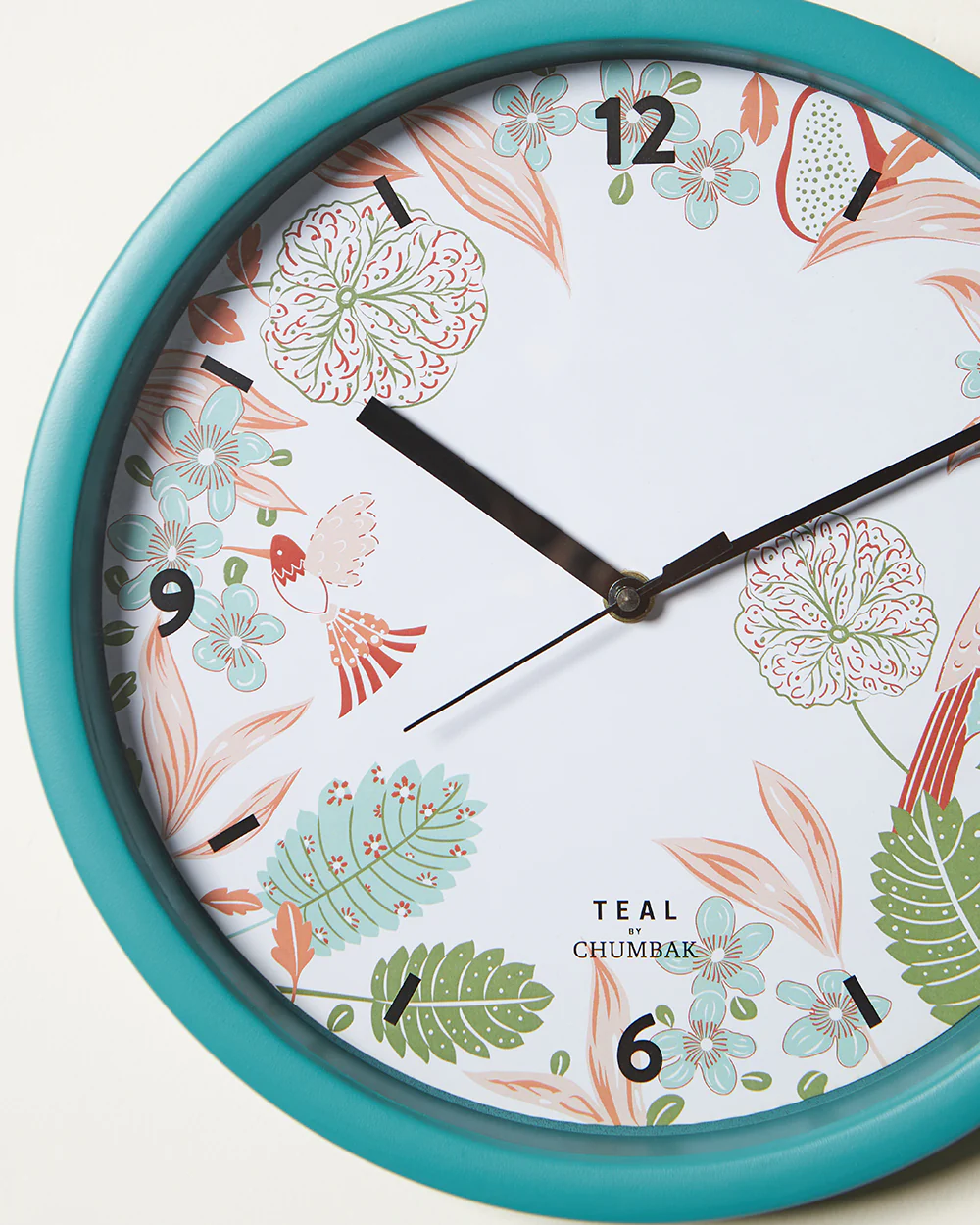 Teal by Chumbak | Begum Baagh Wall Clock | 11 inch - Image 6