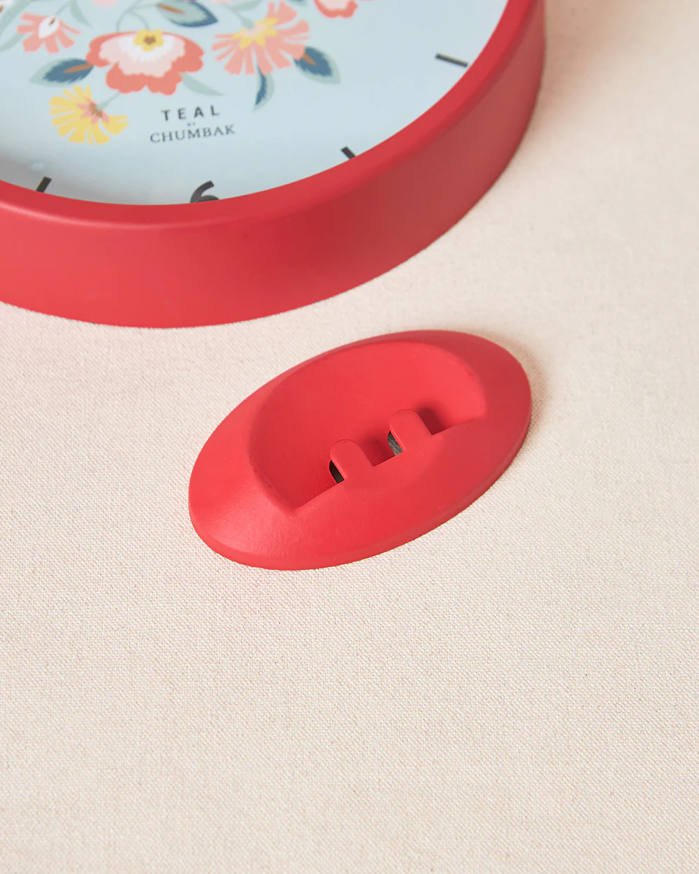 Teal by Chumbak | Bloom Garden Table and Wall Clock, 8' dia - Image 5