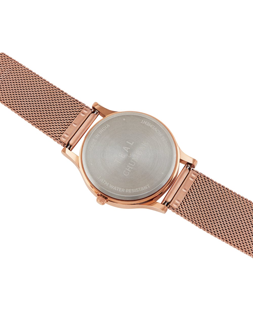 TEAL by Chumbak Bohemian Leaves  Watch,Metal Mesh Strap - Image 5