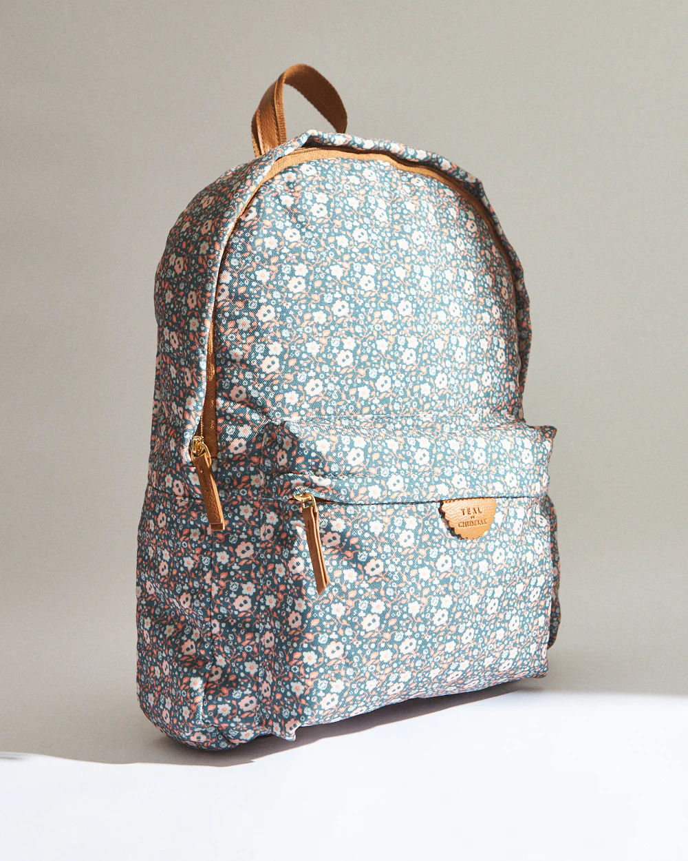 Teal by Chumbak Floral Beds Laptop backpack - Image 5