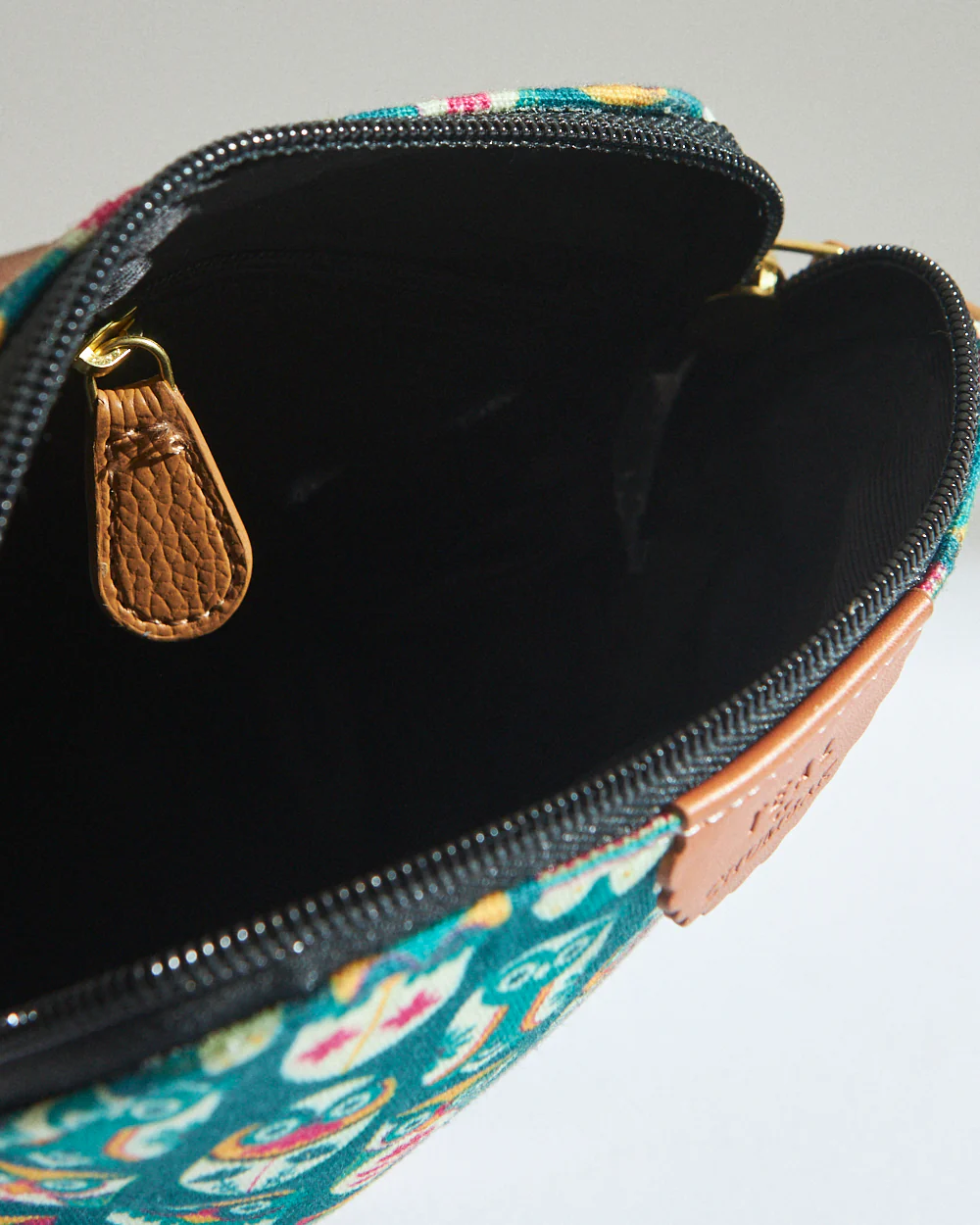 Teal By Chumbak Flower Owl Sling Bag - Teal - Image 7