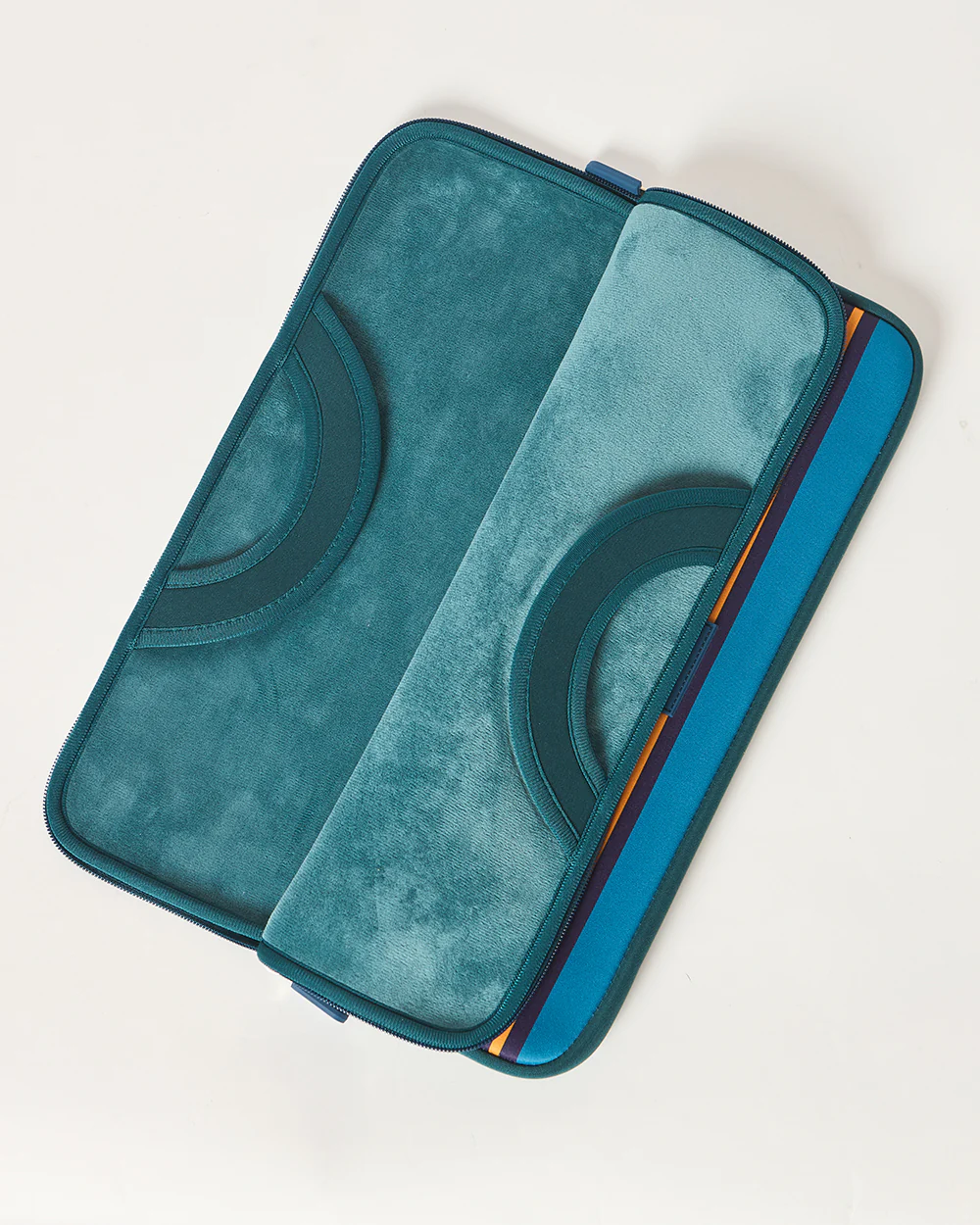Teal by Chumbak Folk Tales Laptop Sleeve, 15" - Image 4