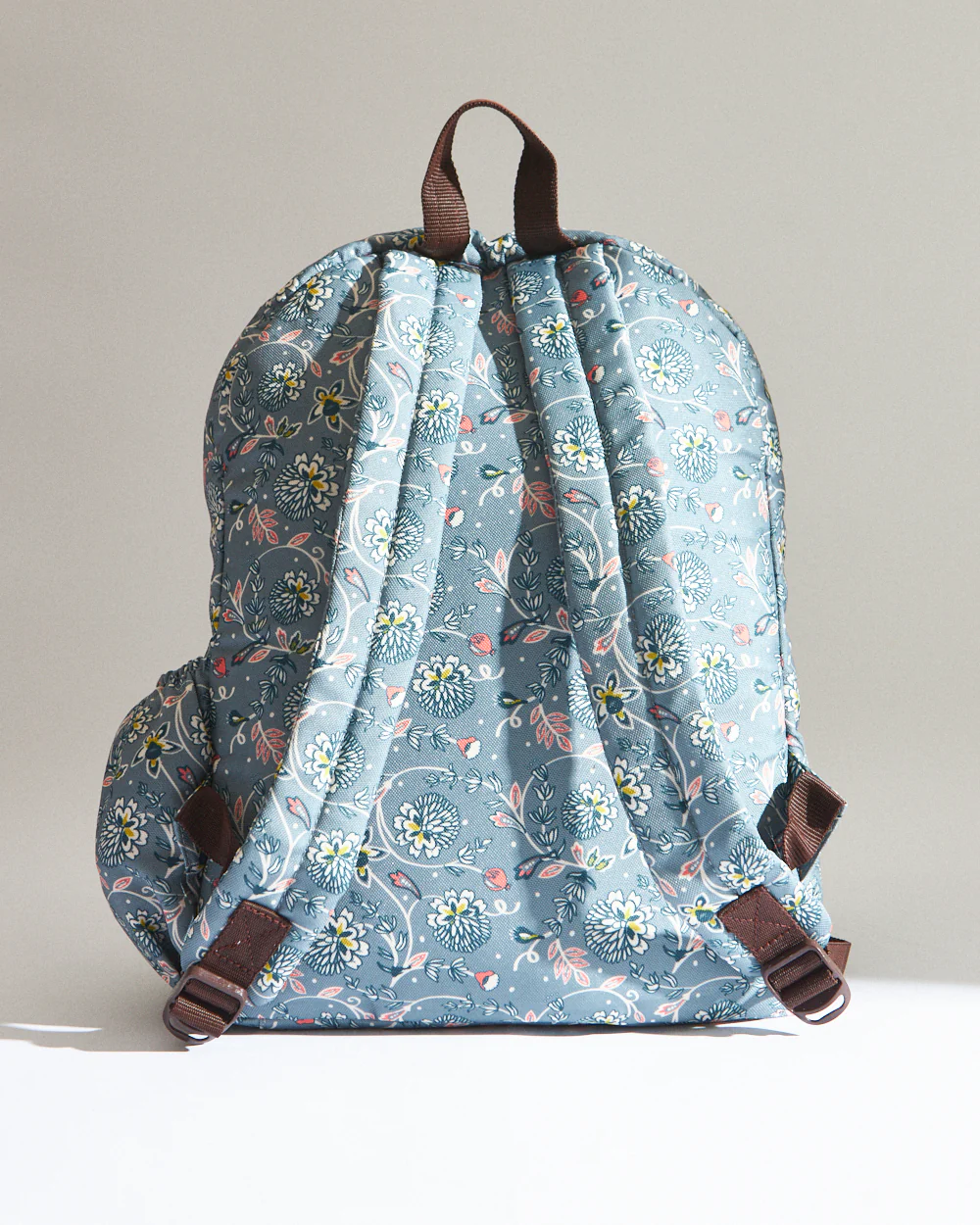Teal by Chumbak Grey Bloom Laptop Backpack - Image 8