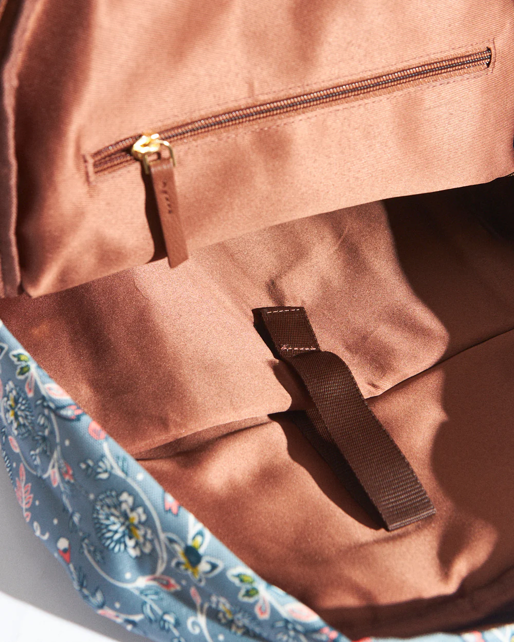 Teal by Chumbak Grey Bloom Laptop Backpack - Image 9