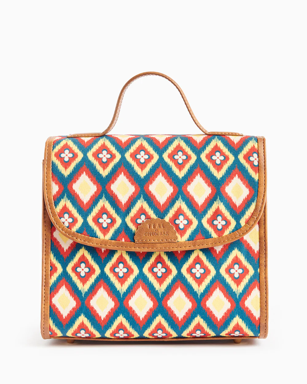 Teal by Chumbak Ikkat Glow Crossbody Bag - Image 3