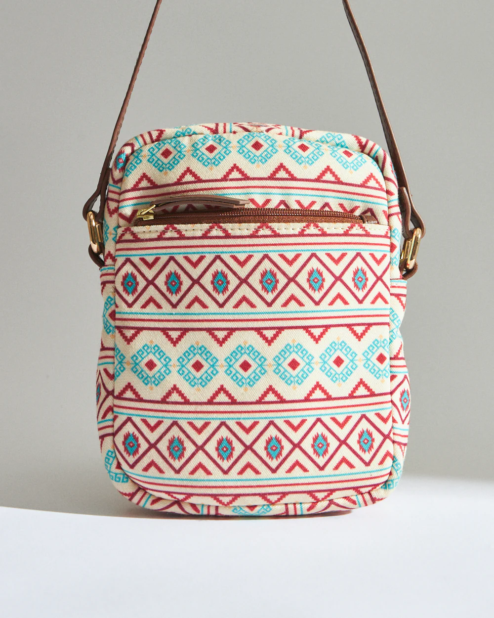 Teal by Chumbak Mercado Aztec Wallet Sling Bag - Image 6