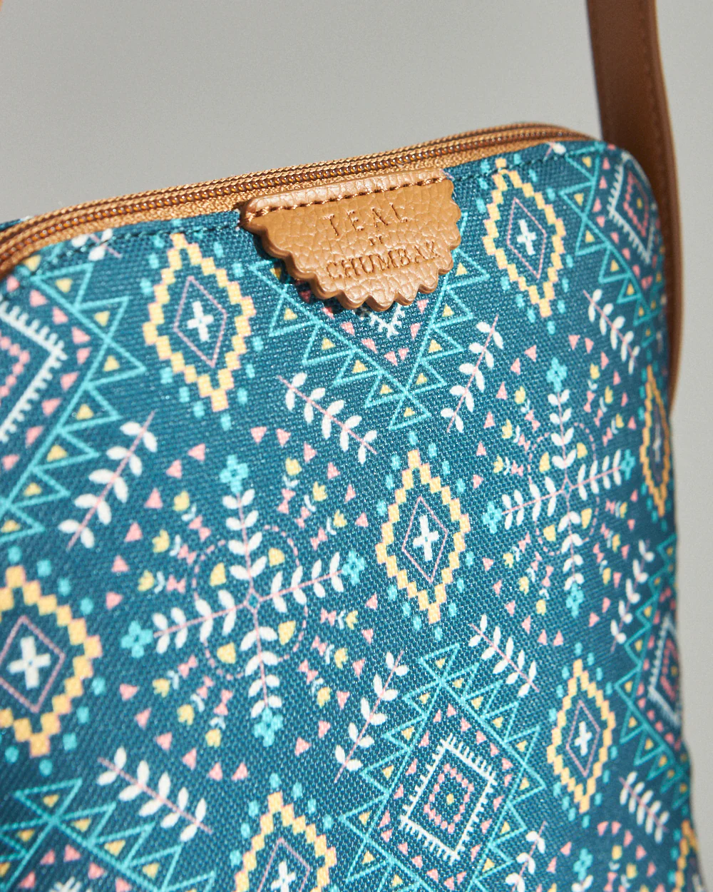 Teal by Chumbak Mexico Aztec Sling Bag - Image 6