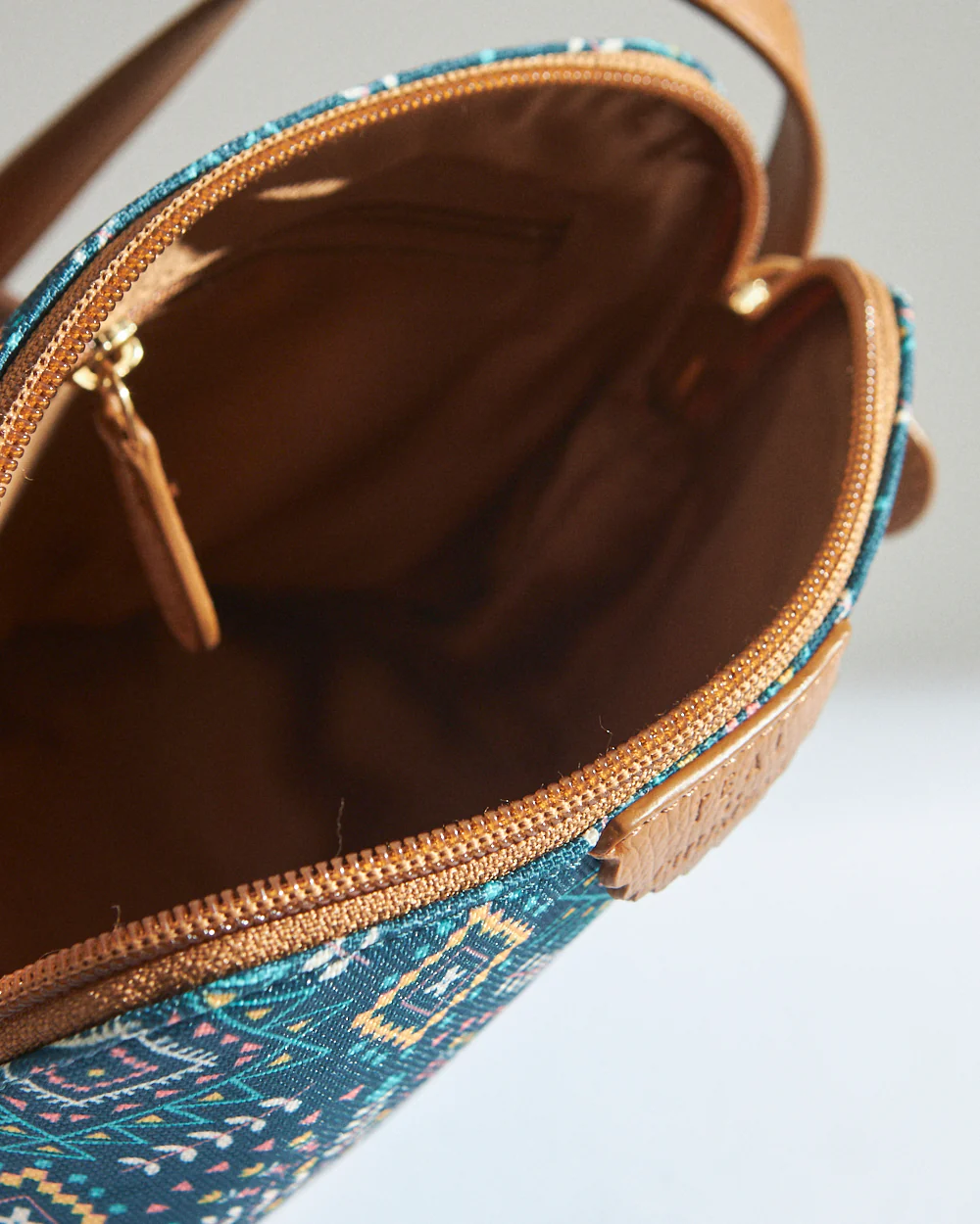 Teal by Chumbak Mexico Aztec Sling Bag - Image 8