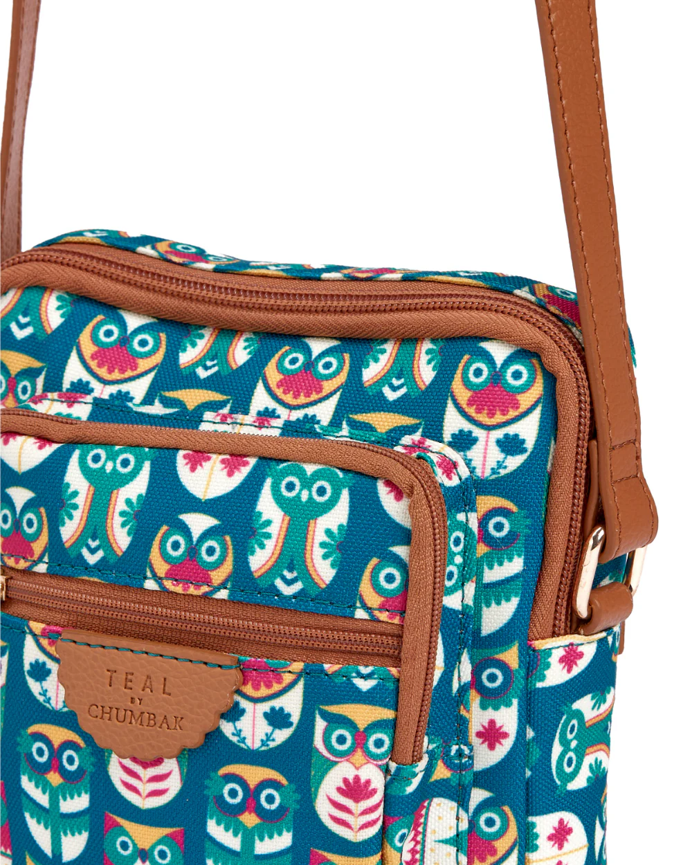 Teal by Chumbak Owl March Wallet Sling Bag - Image 5