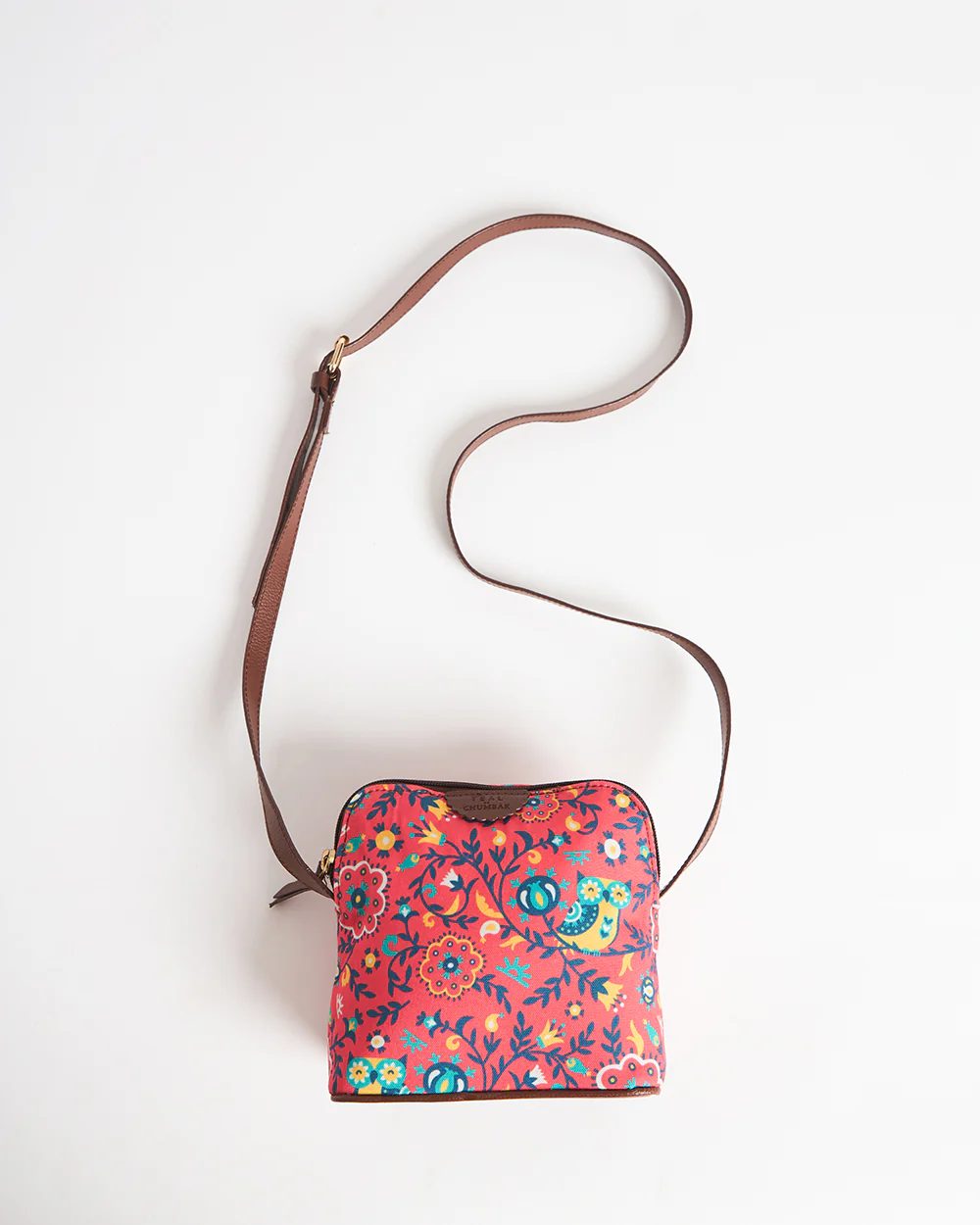 Teal By Chumbak Bukhara Blooms and Boons Sling Bag - Coral - Image 8