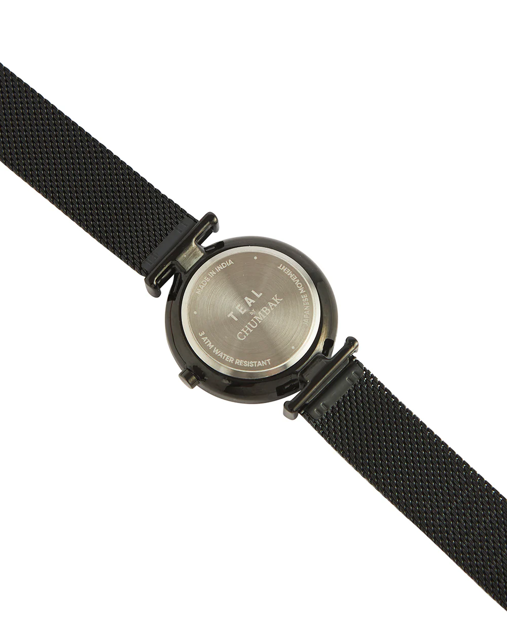 Teal by Chumbak Peacock Peeper Watch | Metal Mesh Strap - Blue - Image 5