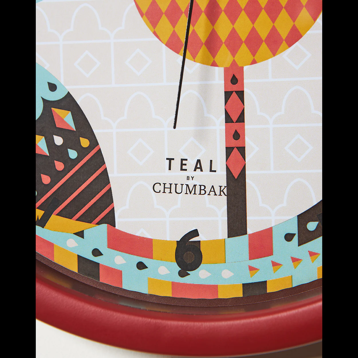 Teal by Chumbak |Peacock Pride Wall Clock | 11 inch - Image 5