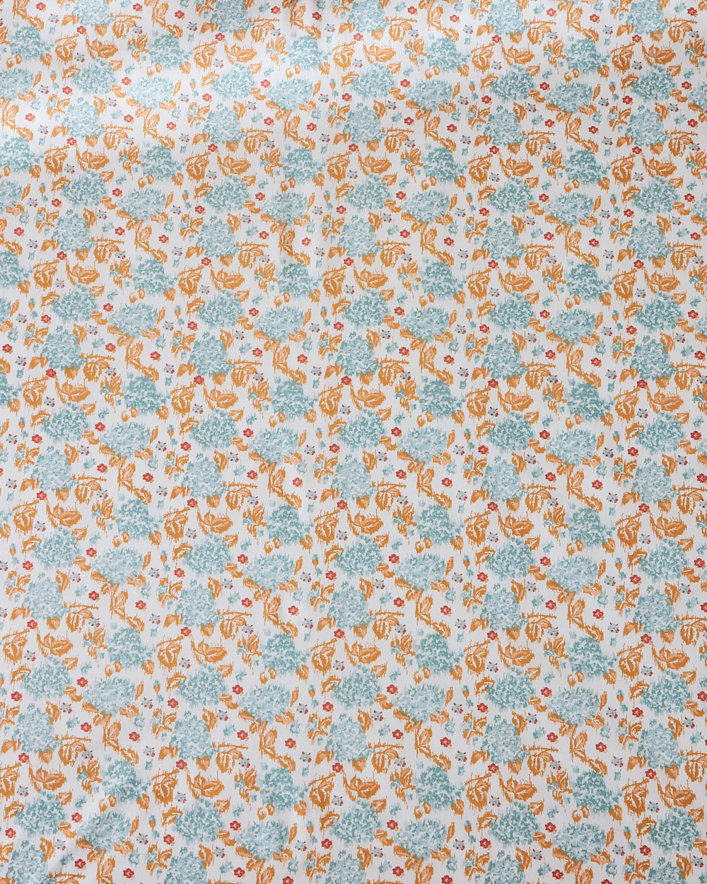 TEAL by Chumbak Pixel Florals  Bedsheet, Teal - Queen size, 104 TC - Image 6