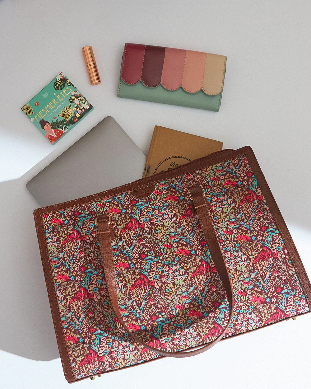 Teal by Chumbak Rainforest Office Tote - Image 2