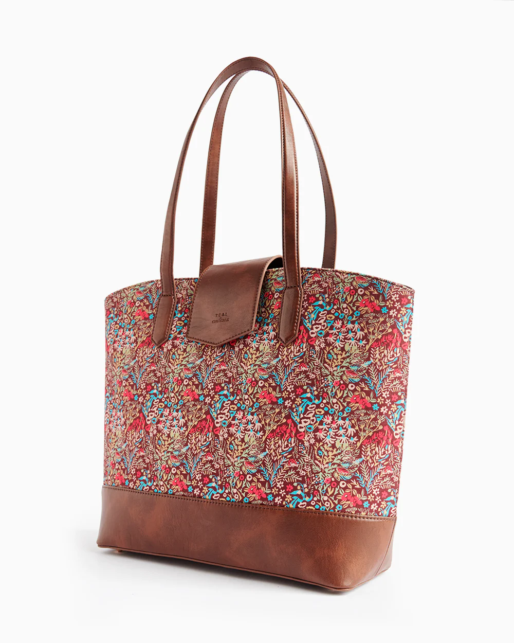 Teal by Chumbak Rainforest Work Tote - Image 2