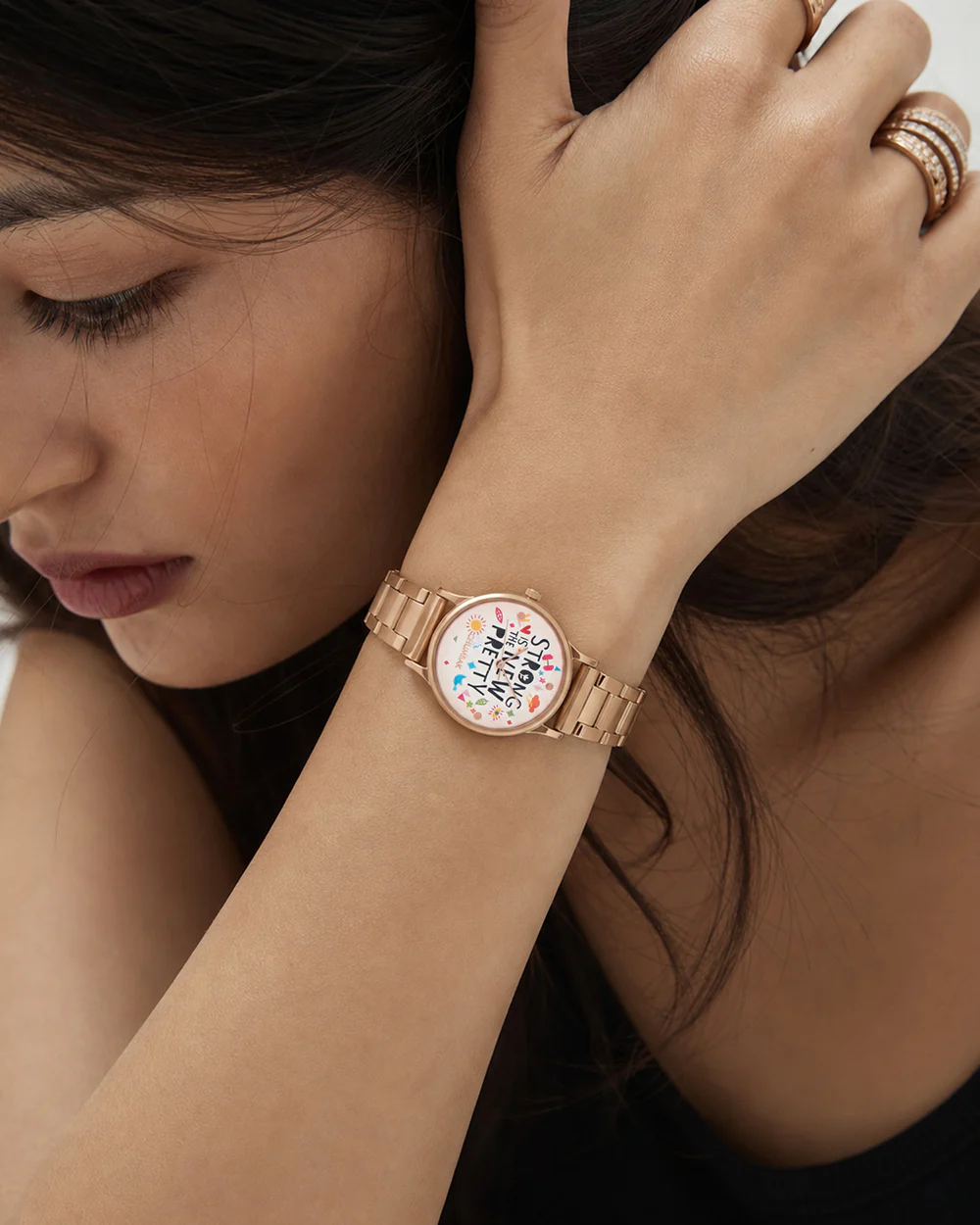 TEAL by Chumbak Strong is the new pretty Watch,Metal link Strap