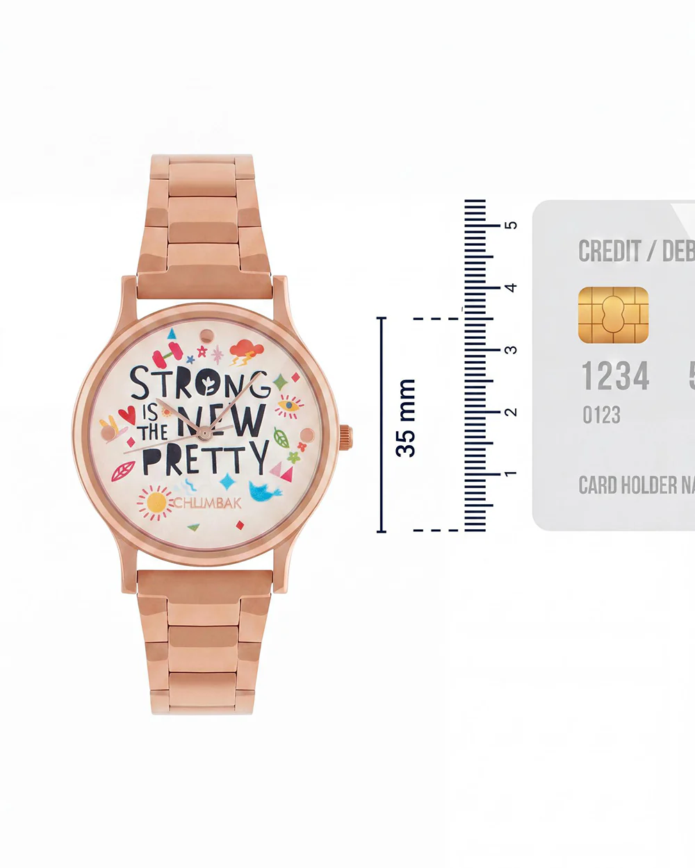 TEAL by Chumbak Strong is the new pretty Watch,Metal link Strap - Image 5
