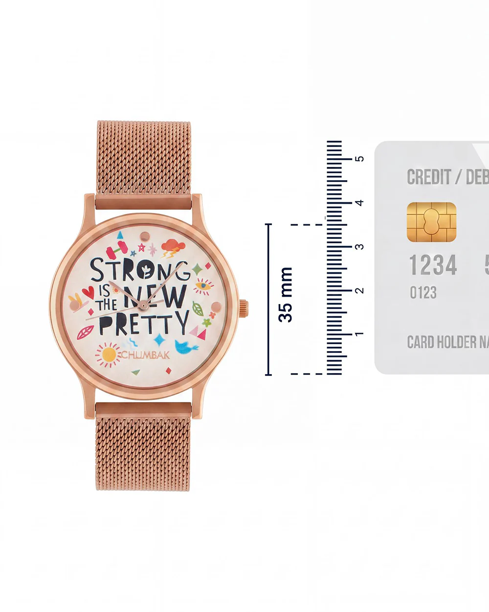 TEAL by Chumbak Strong is the new pretty Watch,Metal Mesh Strap - Image 5