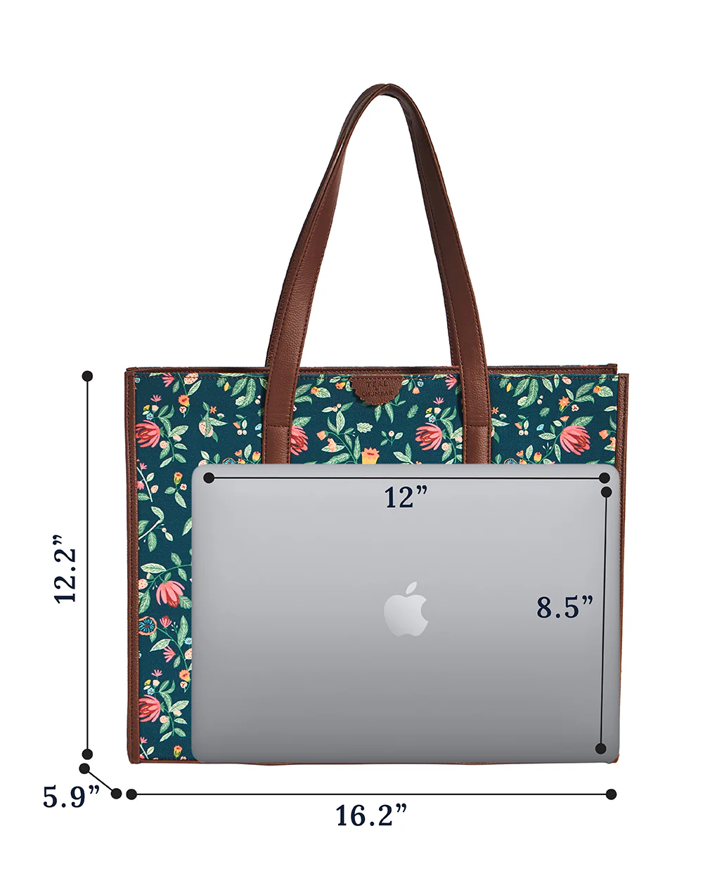 Teal by Chumbak | Sugarbushes Canvas Tote - Image 6