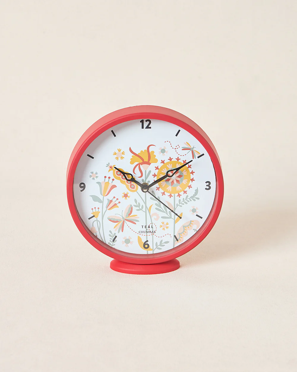 Teal by Chumbak | Sunshine Garden Table and Wall Clock, 8' dia - Image 2