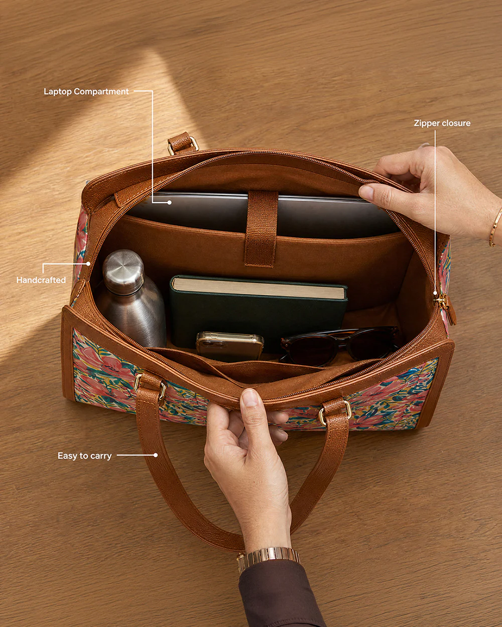Teal by Chumbak Sunshine State Office Tote - Image 5