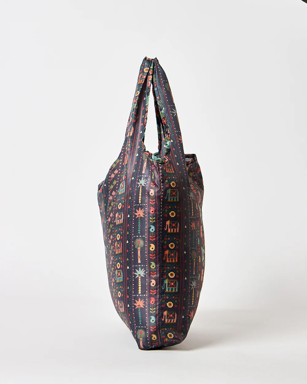 Teal By Chumbak Tusker Shopping Bag - Image 3