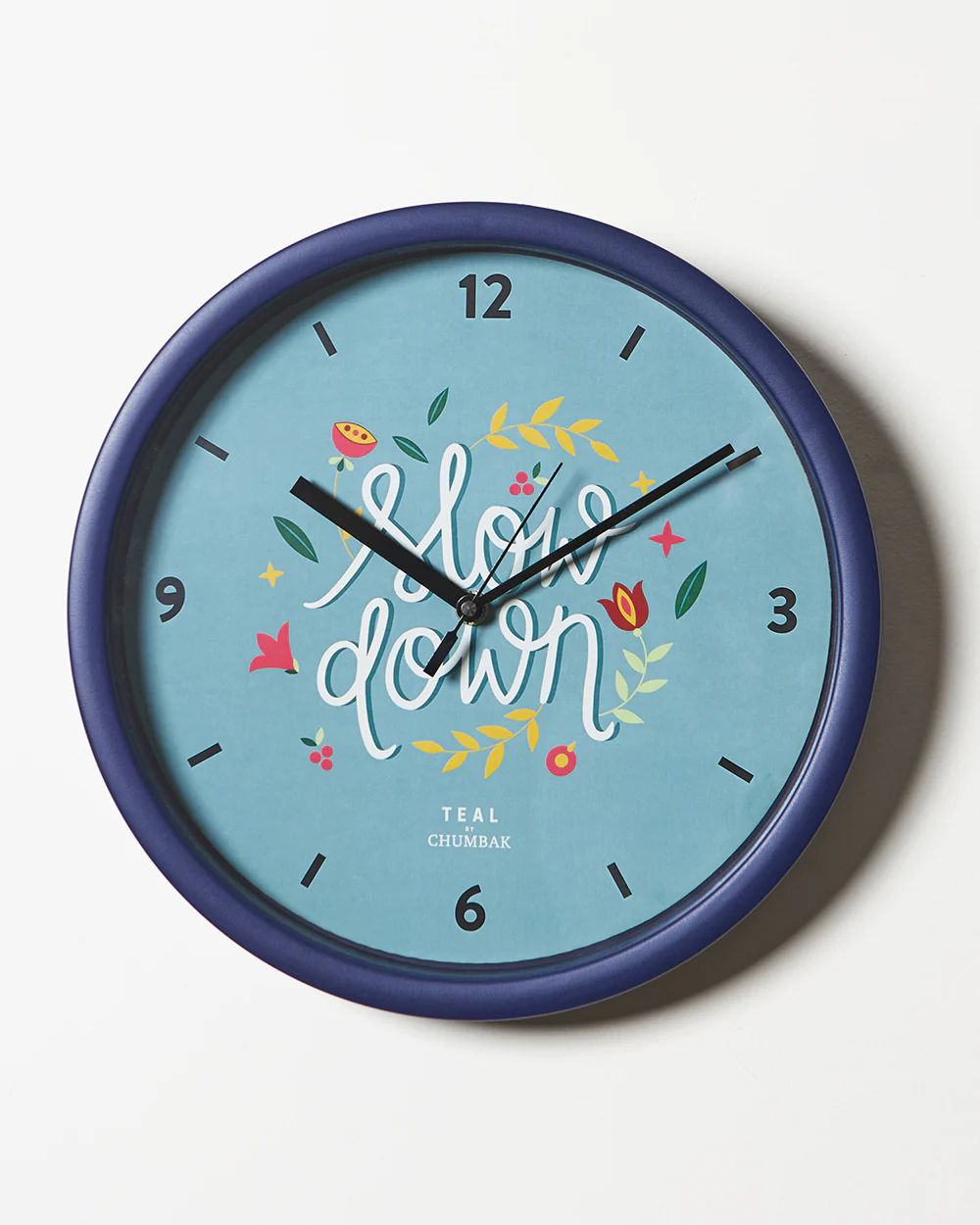 Teal by Chumbak Wall Clocks | 11 inch| Silent Sweep movement - Image 56