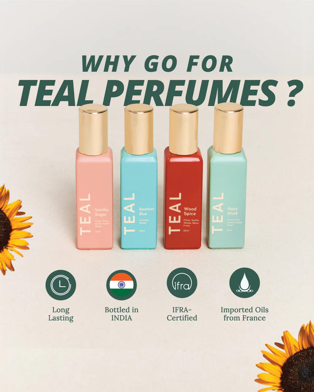 Teal by Chumbak | Wanderlust Perfume Gift, Set of 4 - Image 3