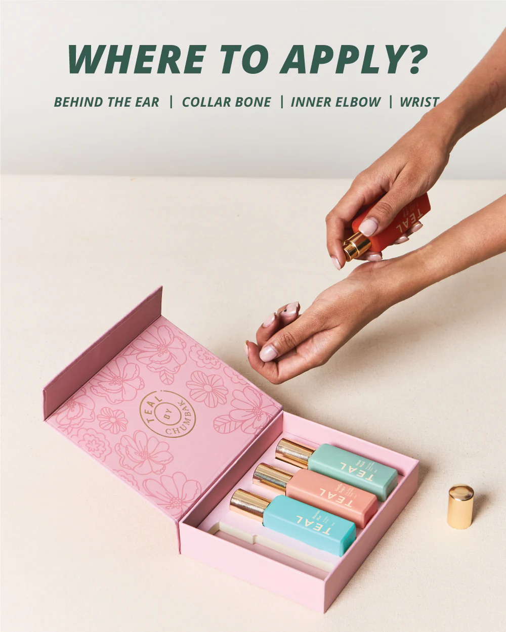 Teal by Chumbak | Wanderlust Perfume Gift, Set of 4 - Image 4